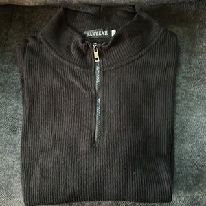 Mens Ribbed Lightweight Sweater
